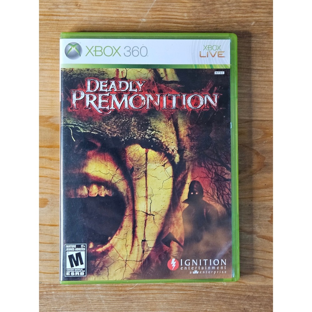 Deadly Premonition Xbox 360 CIB Complete Survival Horror Ignition Entertainment